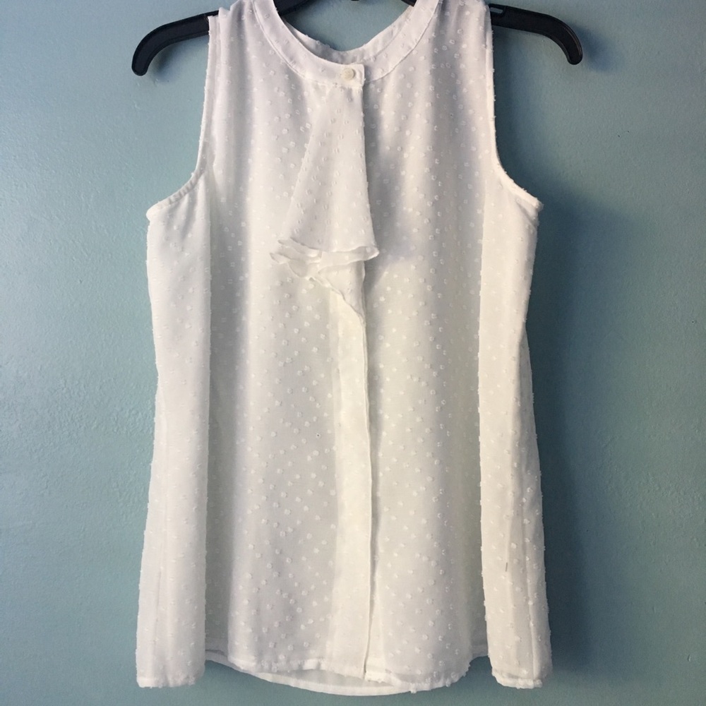 (NWT) White Tommy Hilfiger Tank Blouse (S)